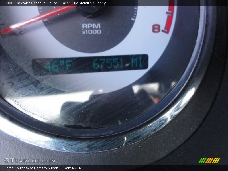 Laser Blue Metallic / Ebony 2006 Chevrolet Cobalt SS Coupe