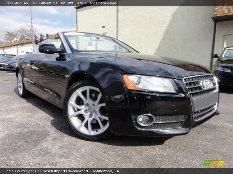 Front 3/4 View of 2011 A5 2.0T Convertible