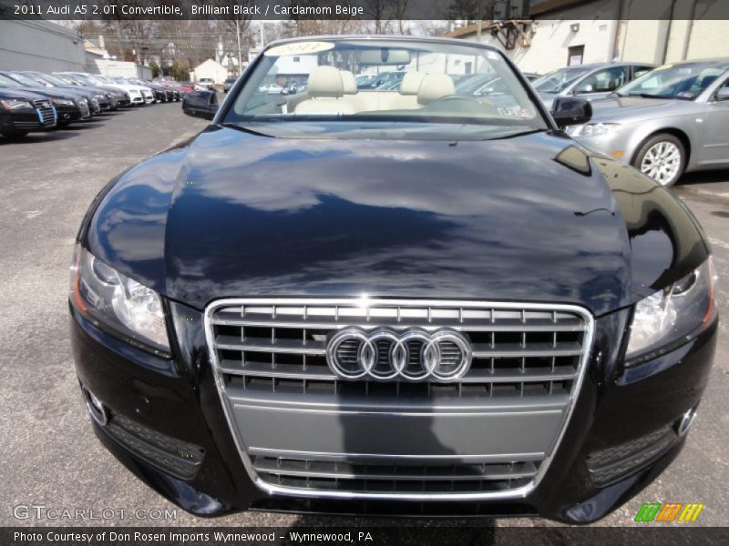 Brilliant Black / Cardamom Beige 2011 Audi A5 2.0T Convertible