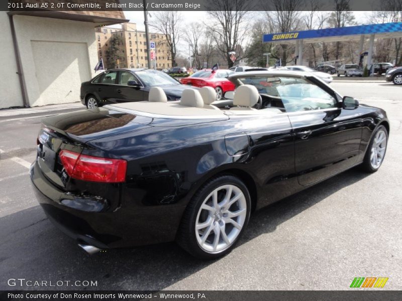 Brilliant Black / Cardamom Beige 2011 Audi A5 2.0T Convertible