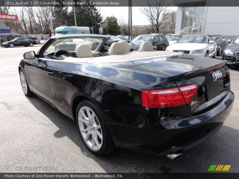 Brilliant Black / Cardamom Beige 2011 Audi A5 2.0T Convertible