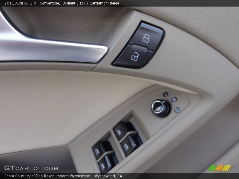 Brilliant Black / Cardamom Beige 2011 Audi A5 2.0T Convertible