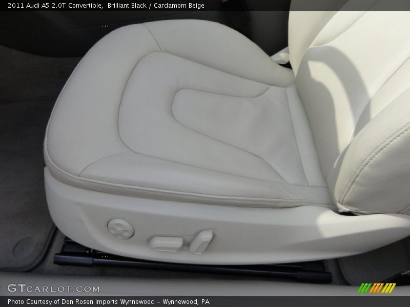 Brilliant Black / Cardamom Beige 2011 Audi A5 2.0T Convertible