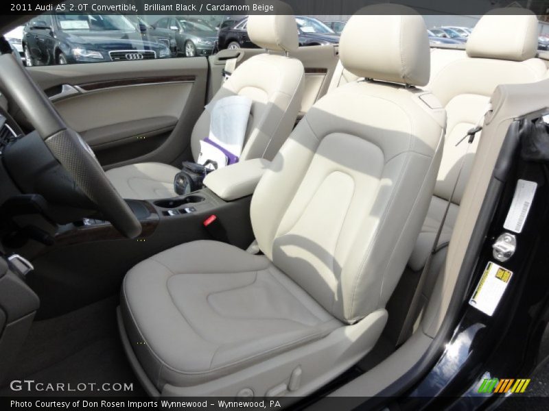 Brilliant Black / Cardamom Beige 2011 Audi A5 2.0T Convertible