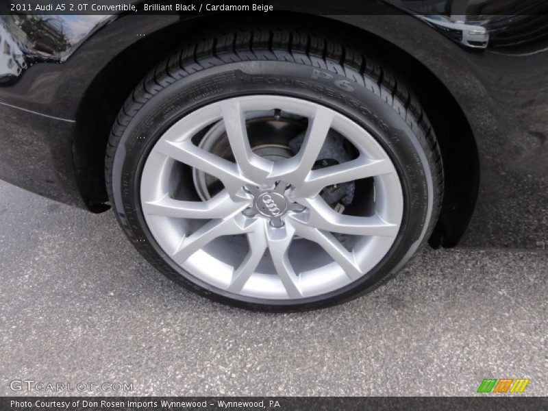 Brilliant Black / Cardamom Beige 2011 Audi A5 2.0T Convertible