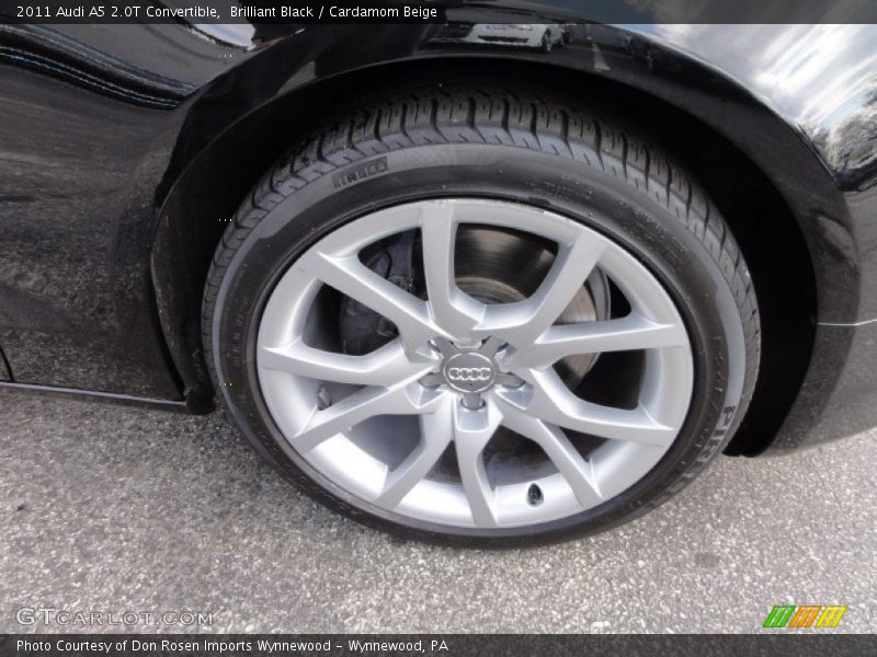 Brilliant Black / Cardamom Beige 2011 Audi A5 2.0T Convertible