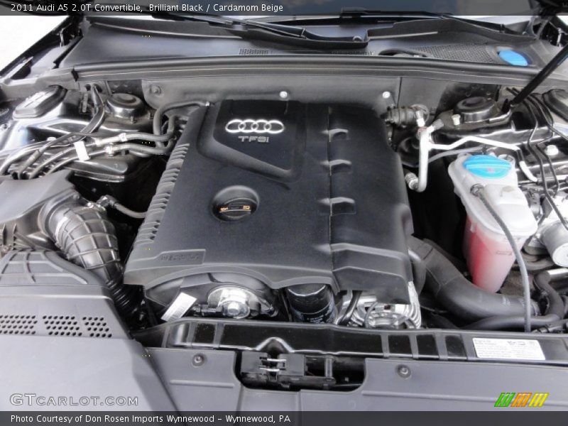  2011 A5 2.0T Convertible Engine - 2.0 Liter FSI Turbocharged DOHC 16-Valve VVT 4 Cylinder