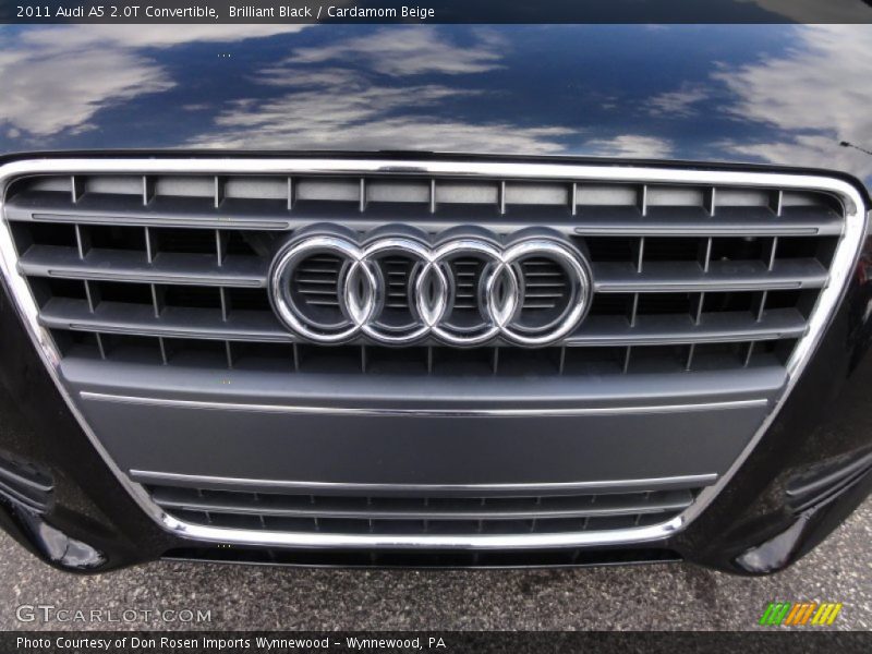 Brilliant Black / Cardamom Beige 2011 Audi A5 2.0T Convertible