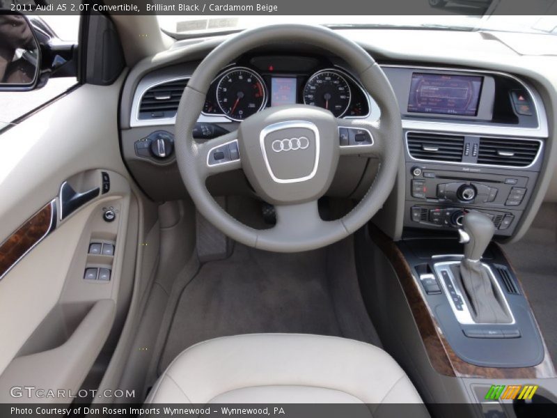 Brilliant Black / Cardamom Beige 2011 Audi A5 2.0T Convertible