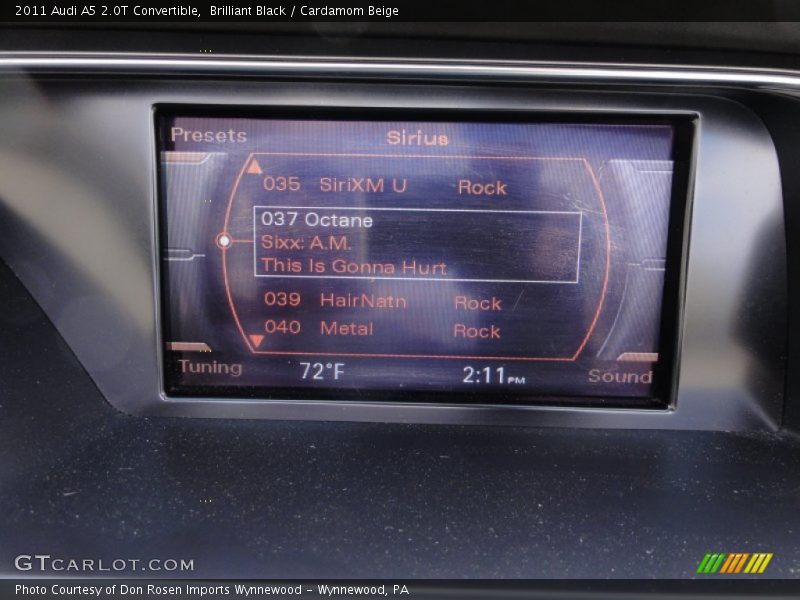 Brilliant Black / Cardamom Beige 2011 Audi A5 2.0T Convertible