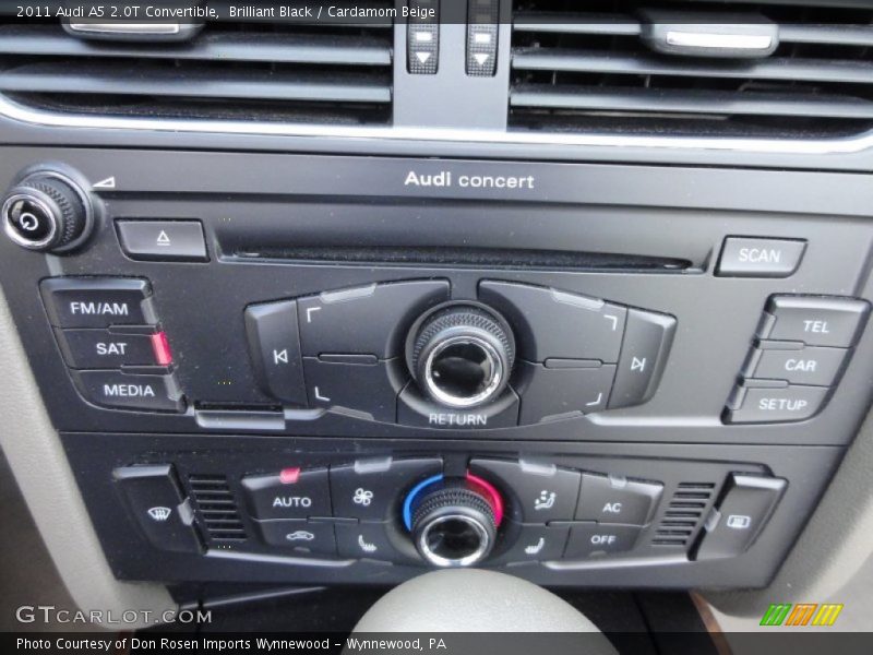 Brilliant Black / Cardamom Beige 2011 Audi A5 2.0T Convertible