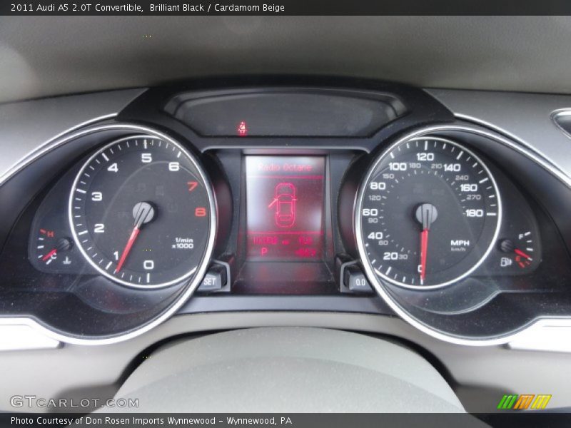  2011 A5 2.0T Convertible 2.0T Convertible Gauges