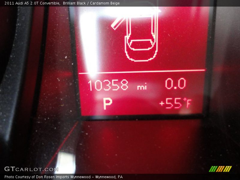 Brilliant Black / Cardamom Beige 2011 Audi A5 2.0T Convertible