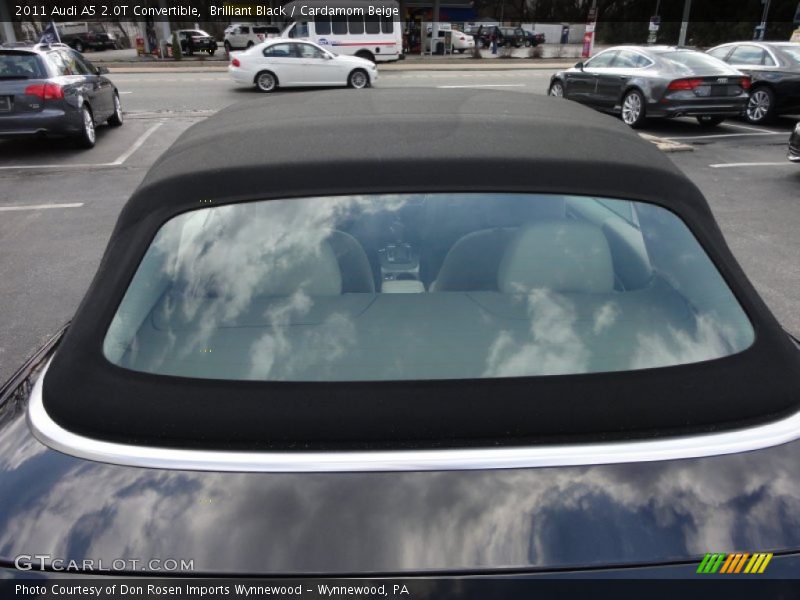 Brilliant Black / Cardamom Beige 2011 Audi A5 2.0T Convertible