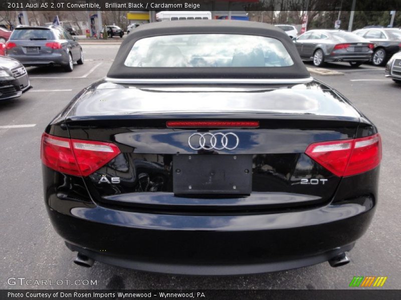 Brilliant Black / Cardamom Beige 2011 Audi A5 2.0T Convertible