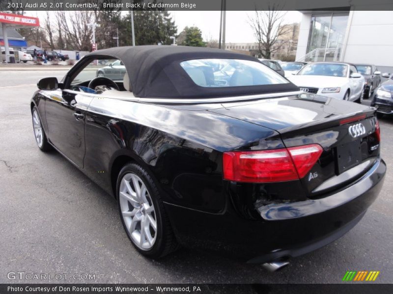 Brilliant Black / Cardamom Beige 2011 Audi A5 2.0T Convertible