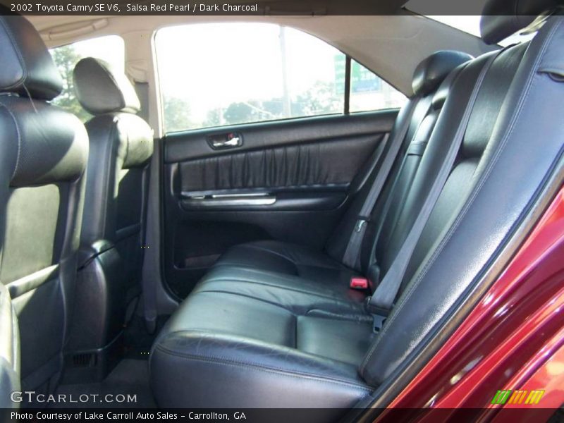 Salsa Red Pearl / Dark Charcoal 2002 Toyota Camry SE V6