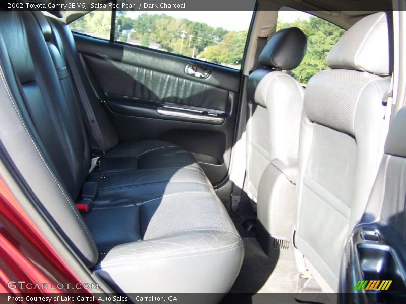 Salsa Red Pearl / Dark Charcoal 2002 Toyota Camry SE V6