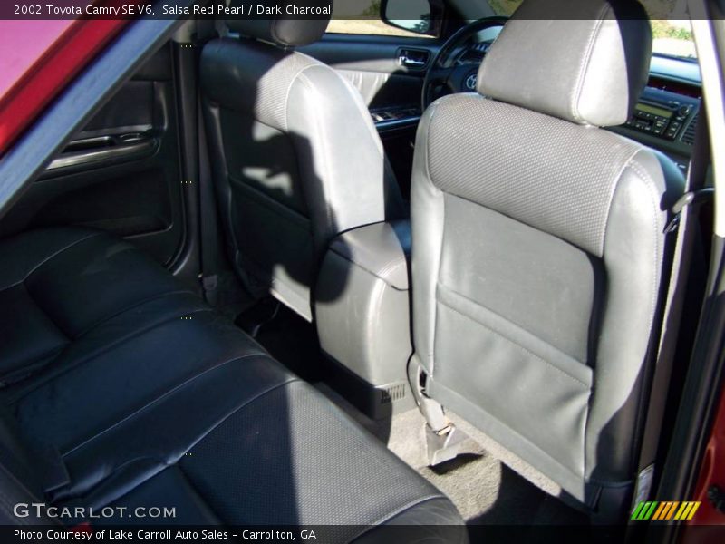 Salsa Red Pearl / Dark Charcoal 2002 Toyota Camry SE V6