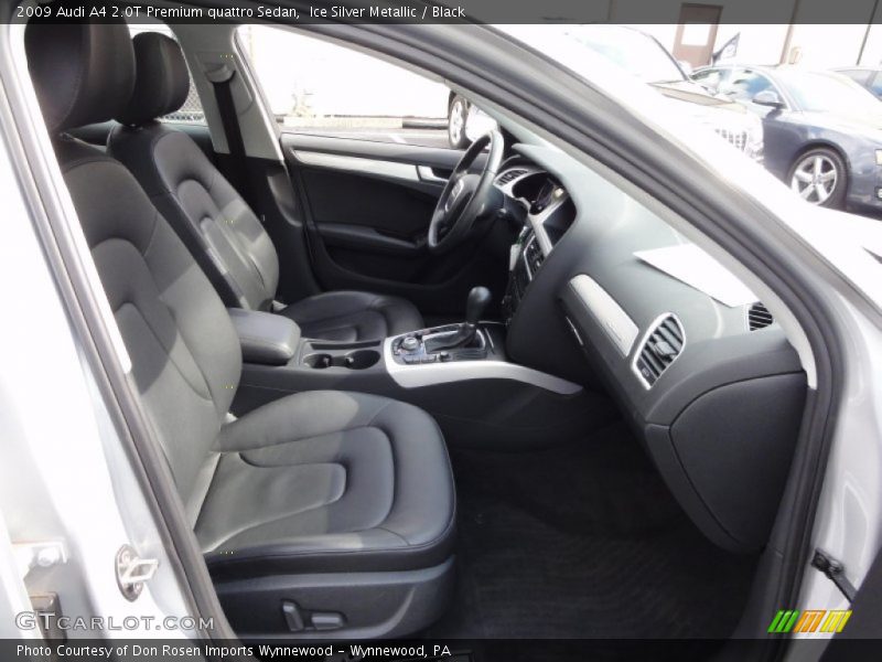 Front Seat of 2009 A4 2.0T Premium quattro Sedan