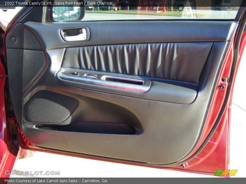 Salsa Red Pearl / Dark Charcoal 2002 Toyota Camry SE V6