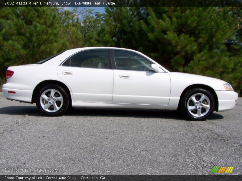 Snow Flake White Pearl / Beige 2002 Mazda Millenia Premium