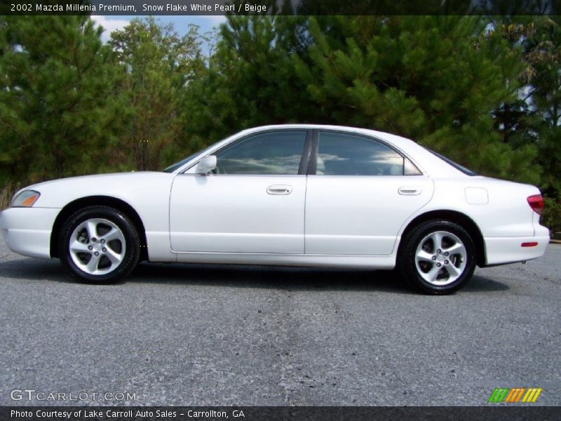 Snow Flake White Pearl / Beige 2002 Mazda Millenia Premium