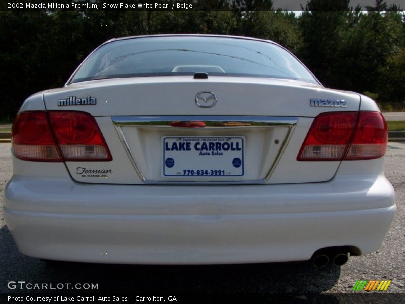 Snow Flake White Pearl / Beige 2002 Mazda Millenia Premium