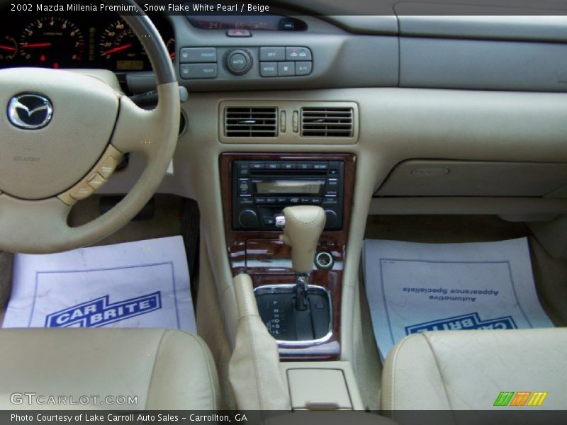 Snow Flake White Pearl / Beige 2002 Mazda Millenia Premium