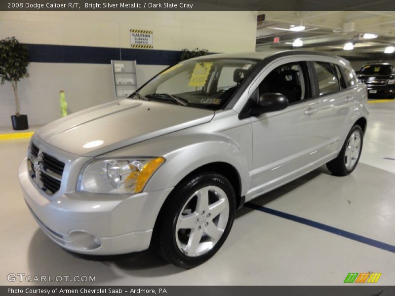 Bright Silver Metallic / Dark Slate Gray 2008 Dodge Caliber R/T