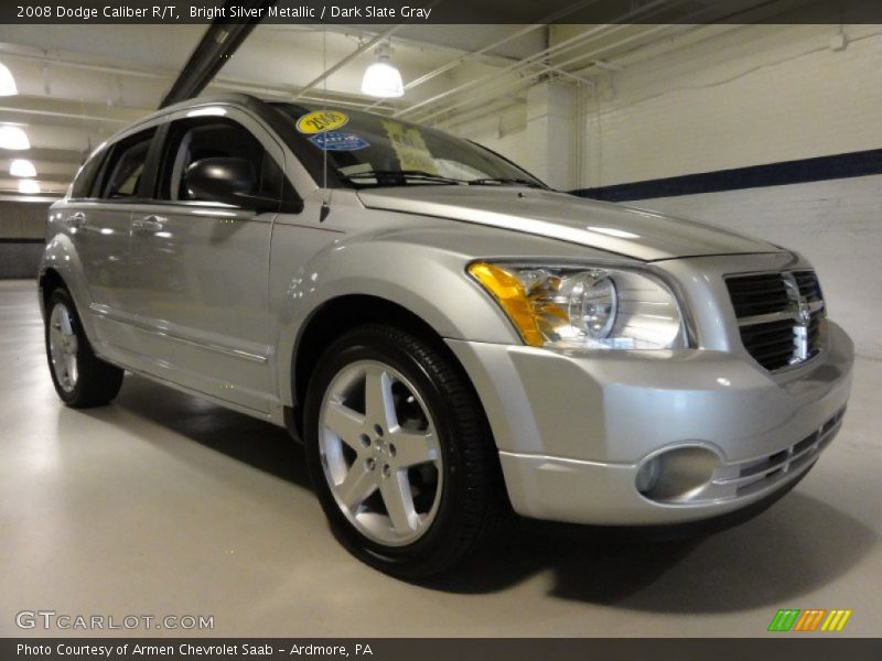 Bright Silver Metallic / Dark Slate Gray 2008 Dodge Caliber R/T