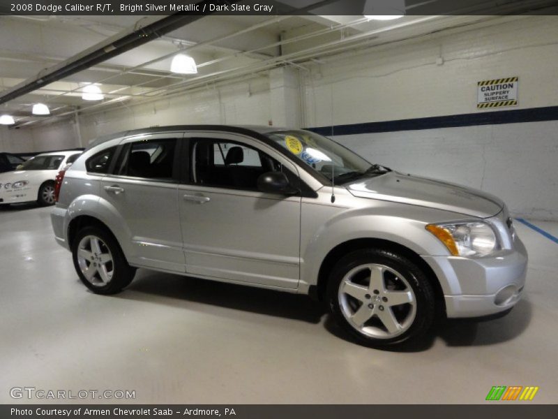 Bright Silver Metallic / Dark Slate Gray 2008 Dodge Caliber R/T