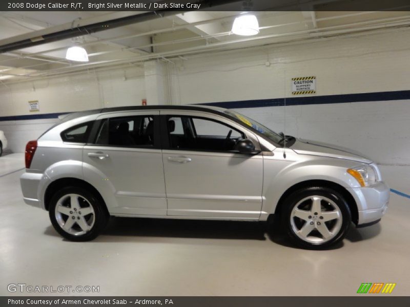 Bright Silver Metallic / Dark Slate Gray 2008 Dodge Caliber R/T