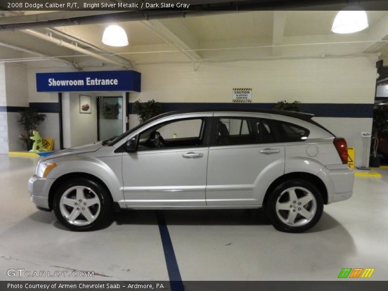 Bright Silver Metallic / Dark Slate Gray 2008 Dodge Caliber R/T