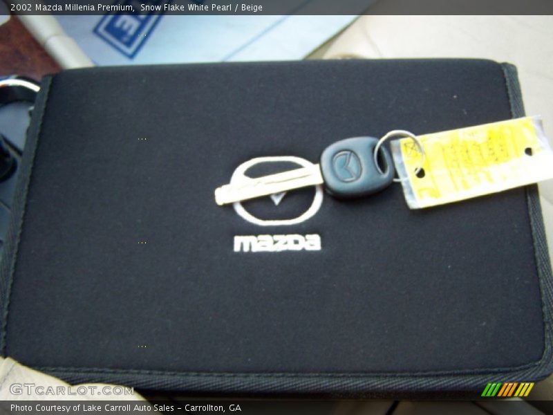 Snow Flake White Pearl / Beige 2002 Mazda Millenia Premium