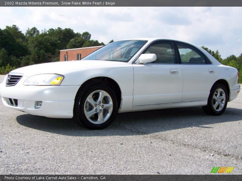 Snow Flake White Pearl / Beige 2002 Mazda Millenia Premium