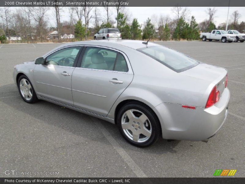 Silverstone Metallic / Titanium Gray 2008 Chevrolet Malibu LT Sedan