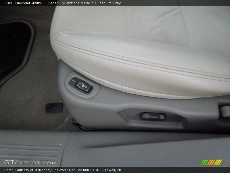 Silverstone Metallic / Titanium Gray 2008 Chevrolet Malibu LT Sedan