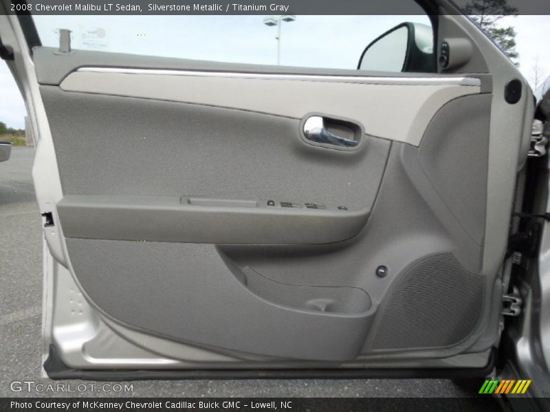 Silverstone Metallic / Titanium Gray 2008 Chevrolet Malibu LT Sedan