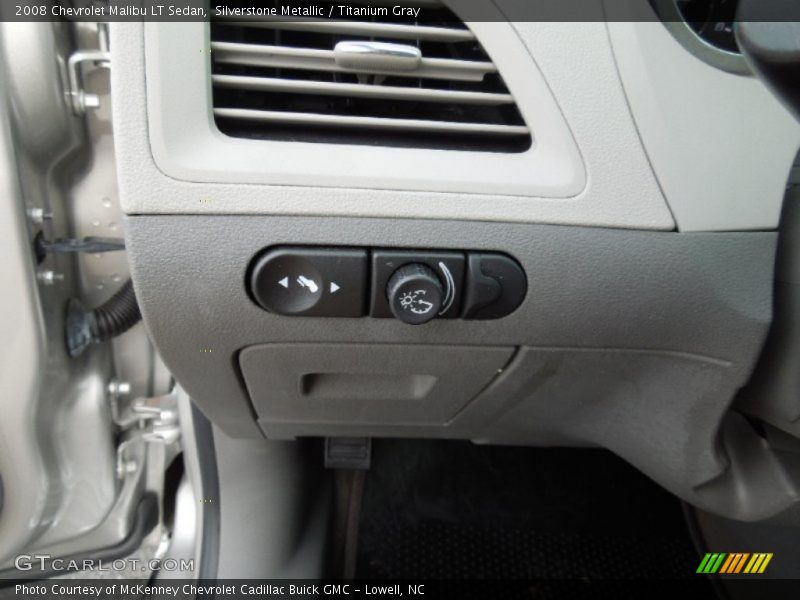 Silverstone Metallic / Titanium Gray 2008 Chevrolet Malibu LT Sedan