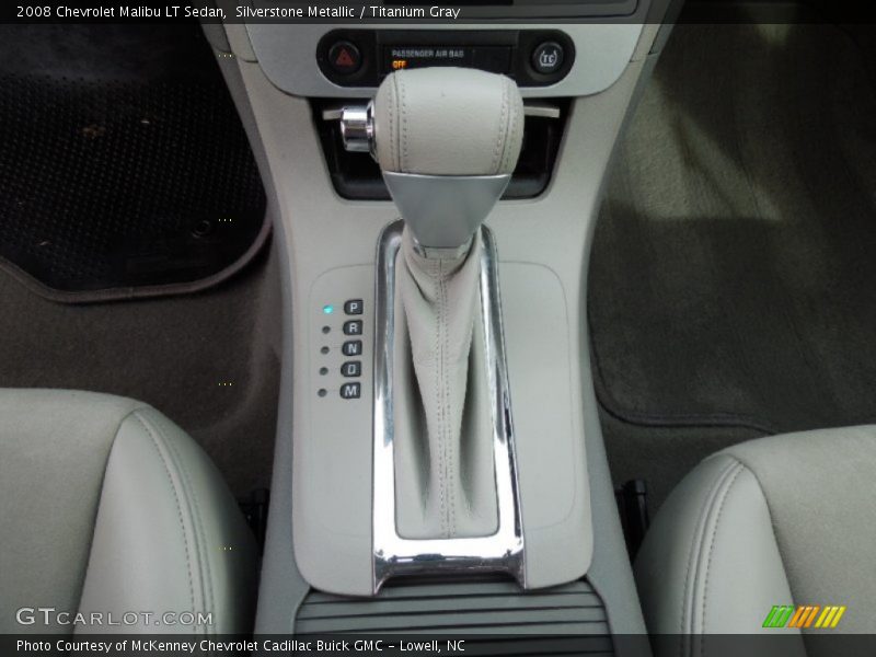 Silverstone Metallic / Titanium Gray 2008 Chevrolet Malibu LT Sedan