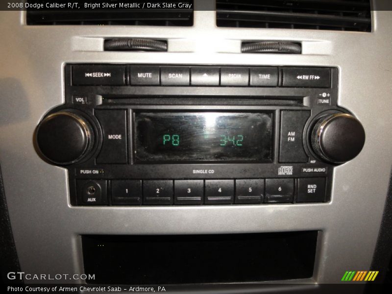 Bright Silver Metallic / Dark Slate Gray 2008 Dodge Caliber R/T
