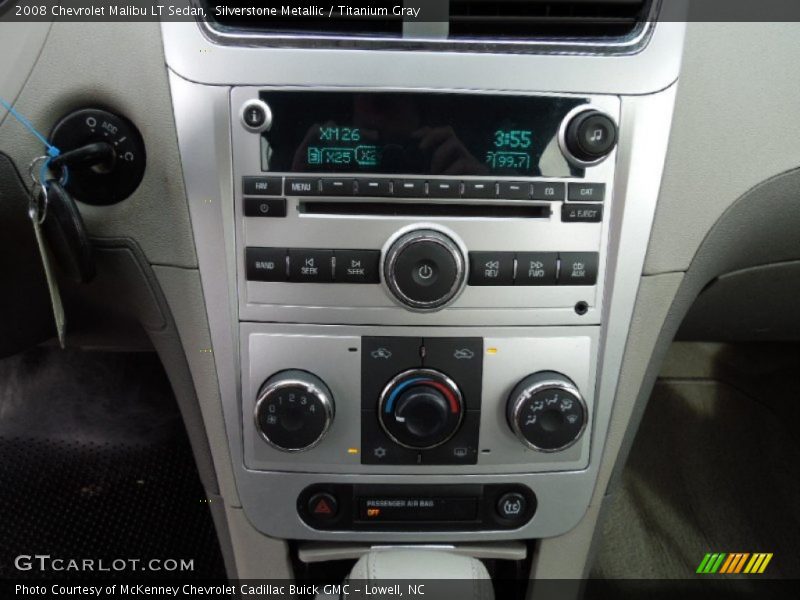 Silverstone Metallic / Titanium Gray 2008 Chevrolet Malibu LT Sedan