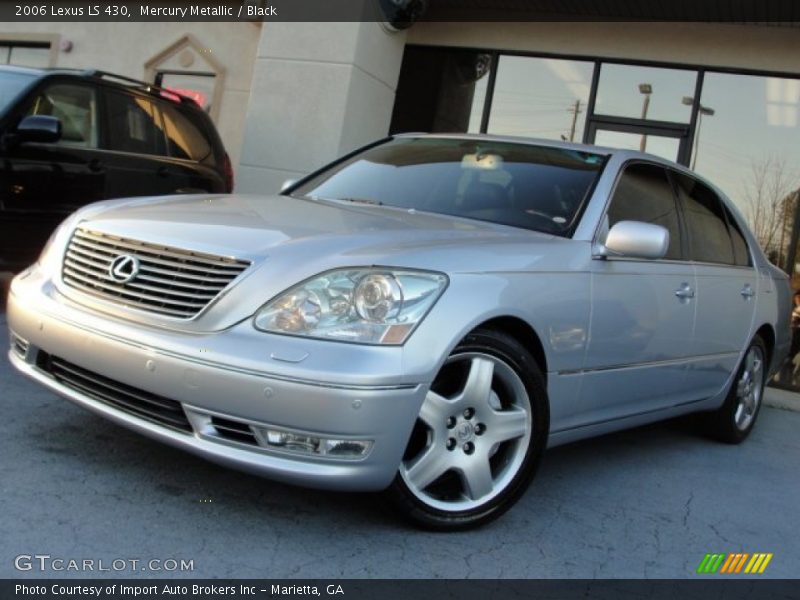 Mercury Metallic / Black 2006 Lexus LS 430