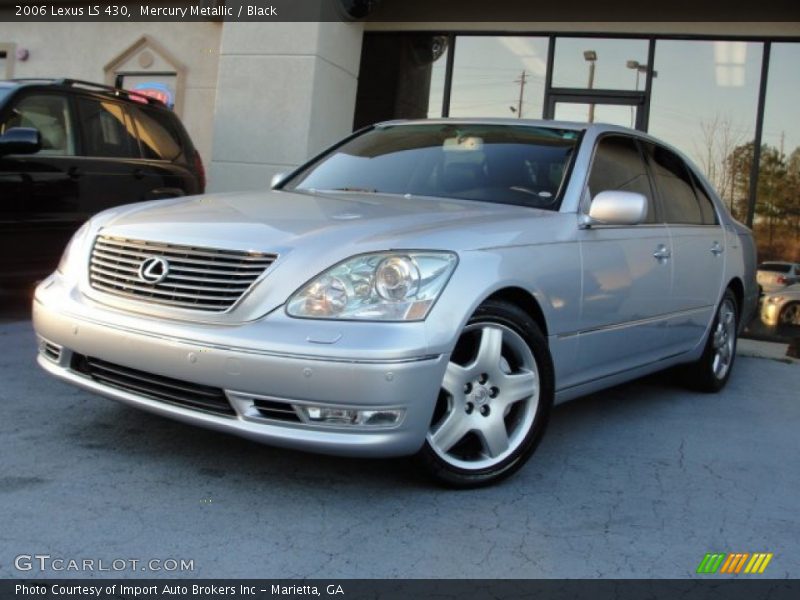 Mercury Metallic / Black 2006 Lexus LS 430