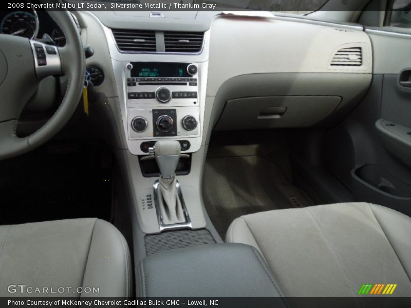Silverstone Metallic / Titanium Gray 2008 Chevrolet Malibu LT Sedan