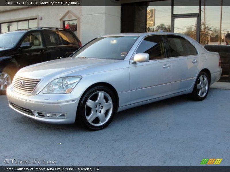 Mercury Metallic / Black 2006 Lexus LS 430