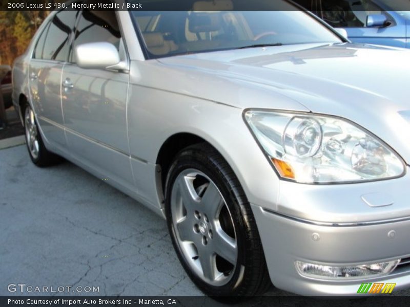 Mercury Metallic / Black 2006 Lexus LS 430