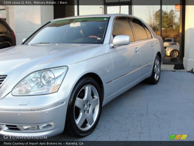 Mercury Metallic / Black 2006 Lexus LS 430