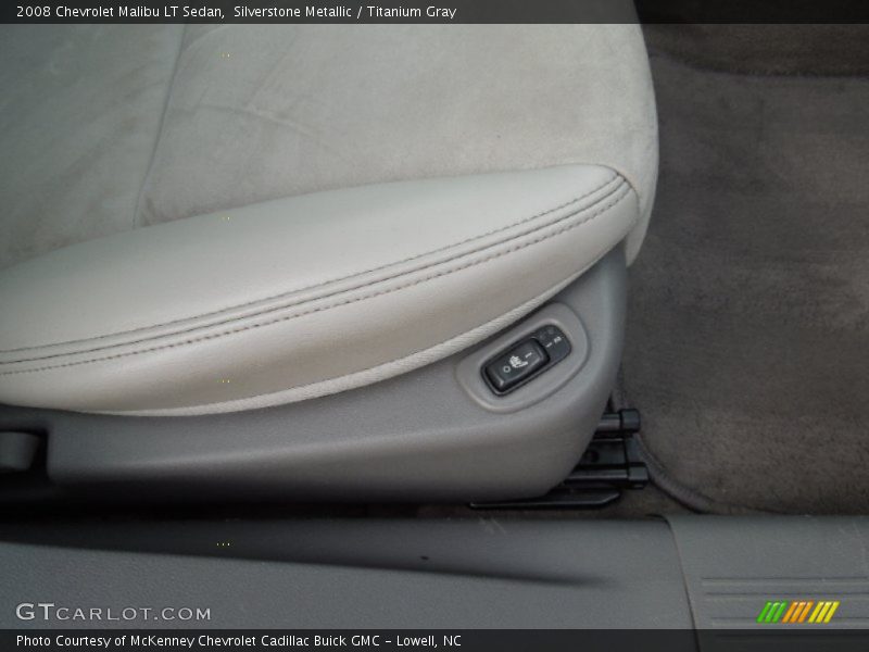 Silverstone Metallic / Titanium Gray 2008 Chevrolet Malibu LT Sedan